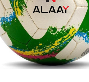 Alaay Balón de fútbol de alta calidad Diseño personalizado Logo PU Cuero Cosido a mano Balones de fútbol para entrenamiento - Product Image 5