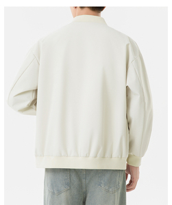 Chaqueta cortavientos con logotipo personalizado con cierre de cremallera y capucha con cordón en la cintura elástica para deportes o eventos de promoción - Product Image 3