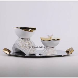 Quemador y soporte Bakhoor de incienso de Metal de calidad superior con aspecto atractivo de diseñador antiguo con bandeja y asas para un mejor agarre - Product Image 2