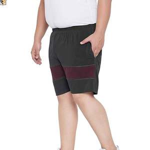 <b>Men'S</b> Quick Dry <b>Shorts</b> Reflective French Terry Cotton <b>Shorts</b> <b>Men</b> 100% Cotton Embroidered <b>Patch</b> Vintage Sun Faded Acid Wash - Product Image 3