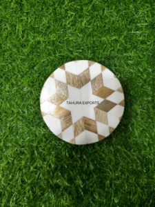 Sous-verres en bois élégants et raffinés en nacre, design classique de qualité supérieure, pour la décoration de table de mariage 2026 - Product Image 6