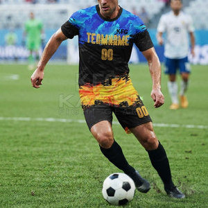 Professional Wear Soccer Uniform Short Quick Dry Made Lightweight Polyester Fabric Designed for Training Matches Official <b>Games</b> - Product Image 4