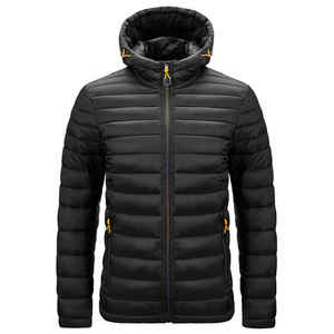 Chaqueta Acolchada con Cuello Alto, Gruesa y Cálida, Chaqueta de Burbujas para Hombre, Chaqueta Acolchada Extra Grande, Chaqueta Acolchada de Moda OEM - Product Image 5