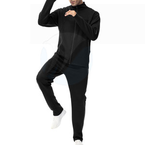 ชุดวอร์มผู้ชายแบบใหม่ ระบายอากาศได้ดี น้ำหนักเบา สีพื้น สามารถปรับแต่งสีได้ ขายส่งแบบชุดสองชิ้น สำหรับฤดูใบไม้ผลิ - Product Image 5