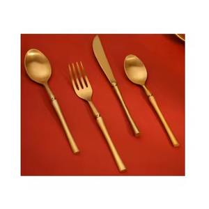 Ensemble de couverts de luxe en acier inoxydable pour mariage, écologique et compatible lave-vaisselle, meilleure qualité, fourchette, cuillère, couteau - Product Image 5