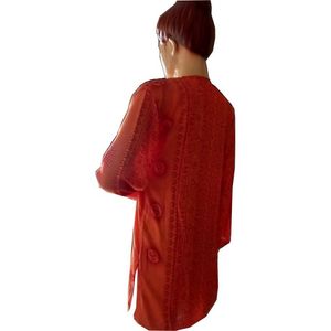 KVR alta calidad 100% algodón Om Kurta personalizado Anti-Technics indio y paquistaní exportación estilo ropa precios al por mayor - Product Image 6