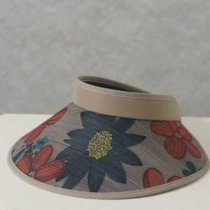 Sombrero de Sol con Diadema Abierta y Estampado Floral, Transpirable, a la Moda para Primavera/Verano, para Playa y Protección Solar - Product Image 2
