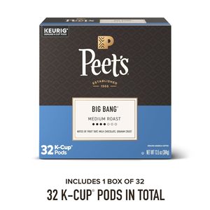 Peet's Coffee, Medium Roast Single Serve Coffee Pods, 100% Arabica Coffee - Big Bang, 32 Count - Product Image 4