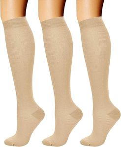 Customizable Black Sporty Soccer <b>Socks</b> Winter <b>Warm</b> Nylon/Spandex High Neck Ribbed <b>Socks</b> - Product Image 1