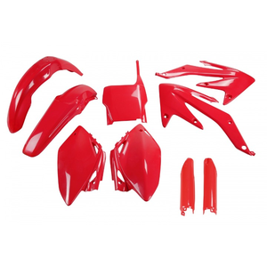 Kit Completo di Carene in Plastica Rossa per Honda CRF 450R 2005-2006 070 - Product Image 1