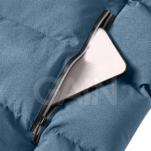 Precio bajo, alta calidad, logotipo personalizado impreso, chaleco acolchado para hombre, chaleco acolchado personalizado de talla grande para hombre - Product Image 3