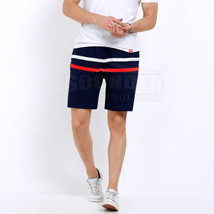 Shorts décontractés pour hommes taille adulte coupe ample taille élastique style de rue motif solide écologique avant vente en gros - Product Image 4