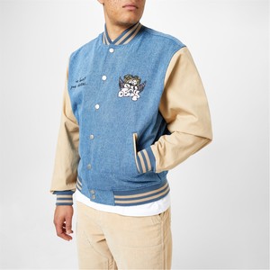 Chaqueta Universitaria de Béisbol Premium para Hombre 2025, Chaqueta Bomber de Lana para Invierno, Estilo Letterman, Todas las Tallas, Impermeable - Product Image 4