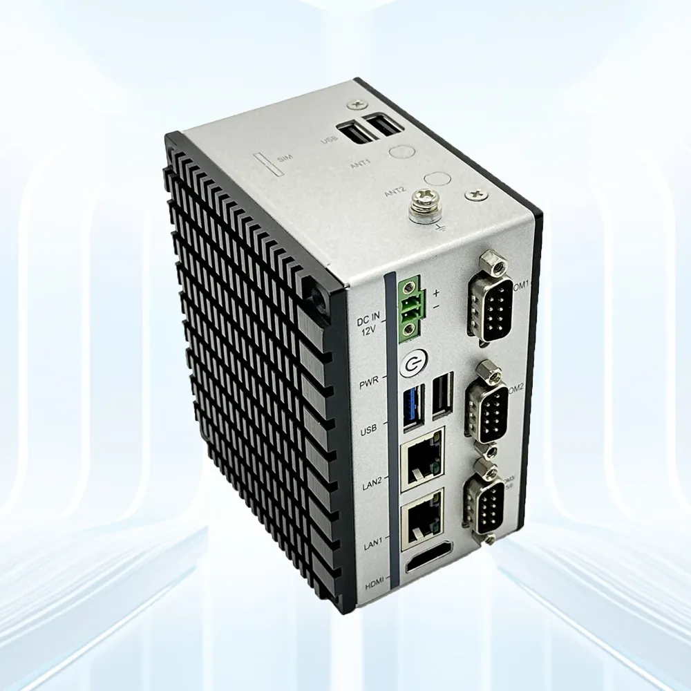 J1900 endüstriyel MINI PC dört çekirdekli Linux Pfsense 2 Gigabit Ethernet RS232 mikro bilgisayar