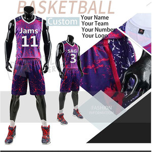 Camiseta de baloncesto para hombre, uniforme de secado rápido, sublimación, BSCI, poliéster, ropa deportiva, ropa para hombre, uniformes de camiseta de baloncesto de Color - Product Image 4