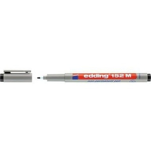 Rotulador Edding 152 M de 1 mm, negro, no resistente a la presión. - Product Image 1