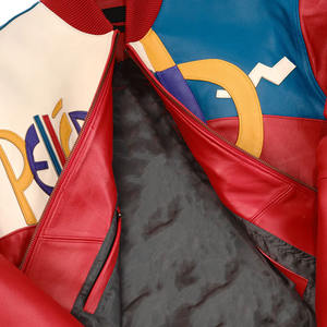 Chaquetas Varsity de Piel de Oveja Antibacterianas de Alta Calidad para Hombre y Mujer, Nuevo Estilo con Cuello Alto, Todas las Tallas y Colores, Lana de Baja Densidad - Product Image 4