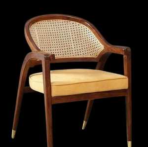 <b>Chair</b> Rattan <b>Retro</b> <b>Chair</b> Minimalist <b>Chair</b> Rattan <b>Chair</b> - Product Image 3