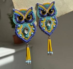 Pendientes de Cuentas Florales, Pendientes Personalizados con Múltiples Cuentas, Joyería Festiva para Mujer al Mejor Precio - Product Image 2