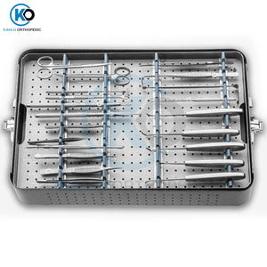 <b>Surgical</b> <b>Instrument</b> Set for Cleft Lip and Palate Repair Stainless Steel Medical Scissors Forceps Lip Holder Surgery Set - Product Image 5