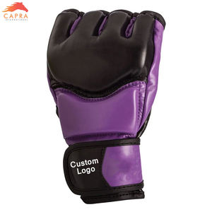 Guantes de cuero MMA hechos a medida de diseño superior para gimnasio, boxeo, guantes de entrenamiento de lucha - Product Image 2