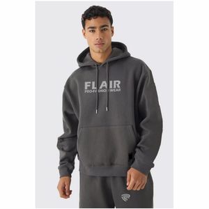 เสื้อฮู้ดแบบสวมหัวสำหรับผู้ชายผ้าฝ้าย100% โอเวอร์ไซส์วินเทจฟอกสีทึบ3D ปักลูกปัดแบบลำลองสำหรับฤดูหนาว - Product Image 6