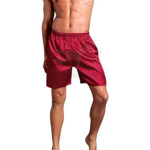 Pantalones cortos de satén de alta calidad para hombre, tela suave, cintura media, estilo informal, cierre de cintura elástica, precio al por mayor - Product Image 3
