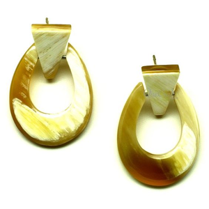 New Arrival 2025 High Quality Natural Horn <b>Earring</b> for Woman at Affordable Rate - Product Image 1