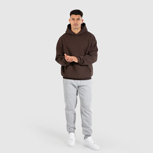 Sudadera con Capucha 100% Algodón, Personalizada OEM/ODM, Sudadera Extra Grande para Hombre con Logotipo Estampado en Relieve, Sudadera Unisex de Felpa de Talla Grande - Product Image 4