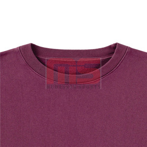 Sweat-shirts basiques en coton mélangé les plus vendus pour hommes, logo personnalisé, pull à manches longues, molleton en tissu éponge français, broderie 3D, ODM - Product Image 3