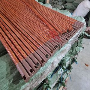 Limpieza del hogar 2 en 1 hierba portátil suave escoba de madera mango largo fregona escoba de suelo de Vietnam - Product Image 3
