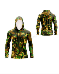 Chemises et hauts de pêche en polyester et élasthanne grande taille, imperméables, coupe-vent, antibactériens, anti-UV, avec tissu de 220 g - Product Image 4