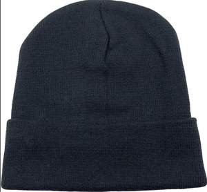 Bonnets d'hiver élégants de qualité supérieure, respirants, couleur noire unie, personnalisables - Product Image 3