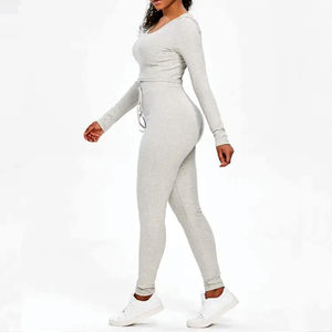 Chándal personalizado Hip Hop de alta calidad transpirable 100% poliéster para correr sólido multibolsillo para invierno conjunto ecológico - Product Image 4