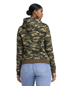 Sudadera con Capucha Camo Pretty Girl, Ropa de Hermandad Griega, Sudadera Rosa y Verde para Mujer, Sudadera de Hermandad Universitaria, Moda Griega - Product Image 4