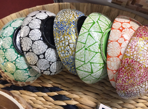 ชามเคลือบแล็กเกอร์ทำมือชามศิลปะเวียดนามสุดหรูพร้อมพื้นผิวมันวาวสำหรับตกแต่งบ้านและรับประทานอาหาร - Product Image 6