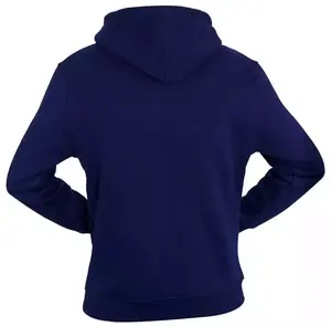 Sudadera Azul Marino Clásica para Invierno con Logotipo Personalizado e Impresión Digital, 100% Algodón Felpa, Diseñada para Comodidad y Sofisticación - Product Image 3