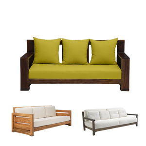 Modern Minimalist American Style Living Room Solid <b>Wood</b> <b>Frame</b> Fabric <b>Sofa</b> Manufacturer Wholesale and retail - Product Image 4
