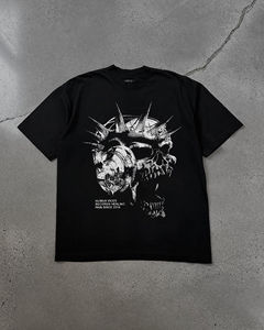 <b>Black</b> Oversized T-<b>Shirt</b> Streetwear Casual Cotton <b>Tee</b> Punk Rock Fashion Top 100% cotton T-<b>shirt</b> for men loose fit printed 2025 - Product Image 3