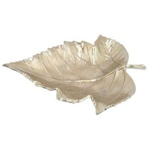 Luxury Eco-Friendly Lightweight Modern Aluminum <b>Leaf</b> Golden Finished Bowl Tabletop Home & Hotel Decorative Bowl at Wholesale - Product Image 4