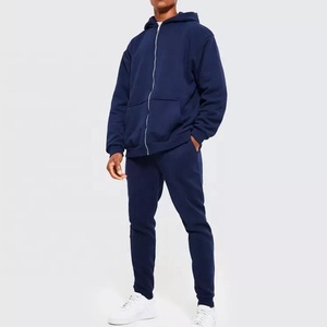 Chándal de invierno Retro Unisex, ropa deportiva con capucha romana y cremallera, logotipo personalizado - Product Image 6