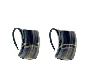 Taza de Cuerno Vikinga Real con Asa, Aislamiento Térmico para Cerveza o Café para Llevar, Precio al por Mayor - Product Image 4