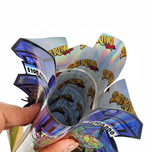 Bolsa de Mylar con Forma Especial Personalizada, a Prueba de Humedad, 3.5g 7g 14g 28g, Holográfica, con Cierre de Cremallera, para Envasado de Alimentos - Product Image 6