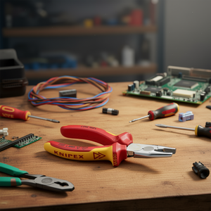 สำหรับ knipex snipe คีมตัดด้านข้างจมูกคีมตัดวิทยุที่มีด้ามชุบโครเมี่ยมและที่ทดสอบการจับหลายองค์ประกอบ - Product Image 3