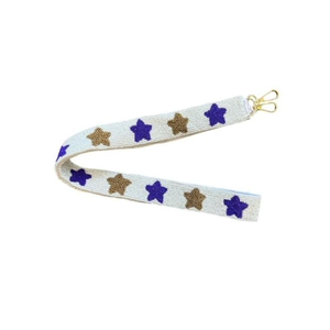 Sangles de sac à main de luxe en perles, poignées de sac à main en perles de rocaille faites à la main par des designers, pièces et accessoires pour sacs à main - Product Image 2