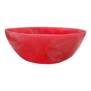 Bol à salade de fruits en résine acrylique au design moderne personnalisable, caractéristique durable pour les repas d'hôtel, la maison et le salon, cadeaux d'affaires - Product Image 1