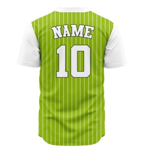 Jersey de béisbol personalizado impreso nombre del equipo atlético con cuello en V fabricante de camisetas de béisbol en Pakistán - Product Image 3