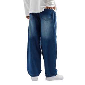 Fabricante de Pantalones Vaqueros Holgados Personalizados para Hombre, Jeans Desgastados Vintage de Gran Tamaño, Jeans Holgados de Mezclilla de Alta Calidad para Ropa Urbana - Product Image 5