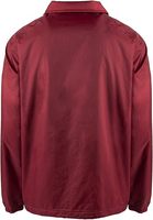 Veste d'entraîneur pour homme en toile enduite de qualité supérieure, teinte unie marron, légère, personnalisable, anti-rides, imperméable, respirante, hiver