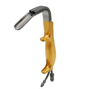 Rétracteur de sein de style Tebbetts avec pointe dentelée, guide lumineux et aspiration - Product Image 1